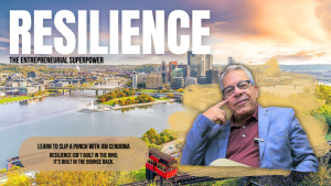 Entrepreneur showing resilience by adapting to challenges, symbolizing the concept of “slipping the punch” in business and overcoming setbacks.